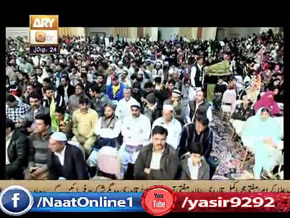 Hafiz Noor Sultan ary qtv 14th Feb 2015 Mehfil e Naat In KUWAIT