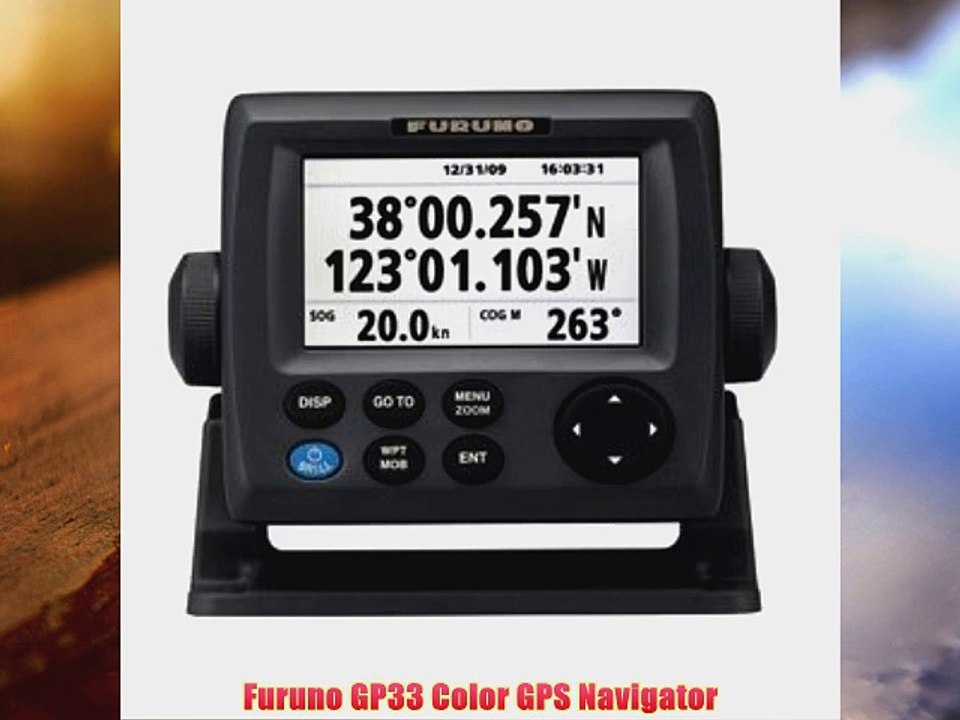 Furuno GP33 Color GPS Navigator