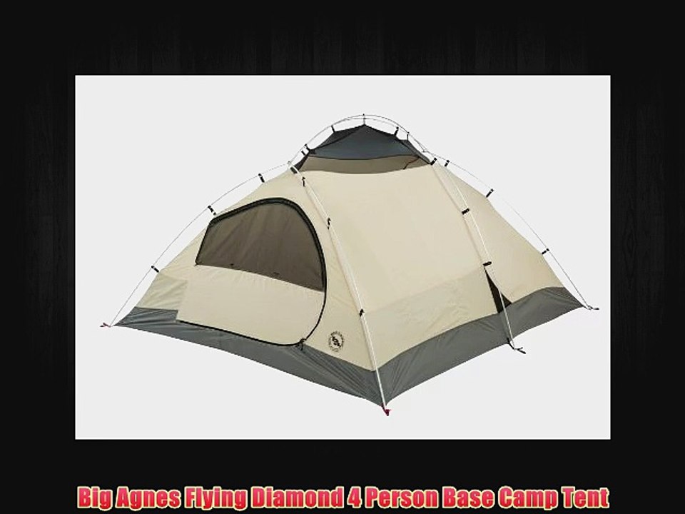 Big Agnes Flying Diamond 4 Person Base Camp Tent