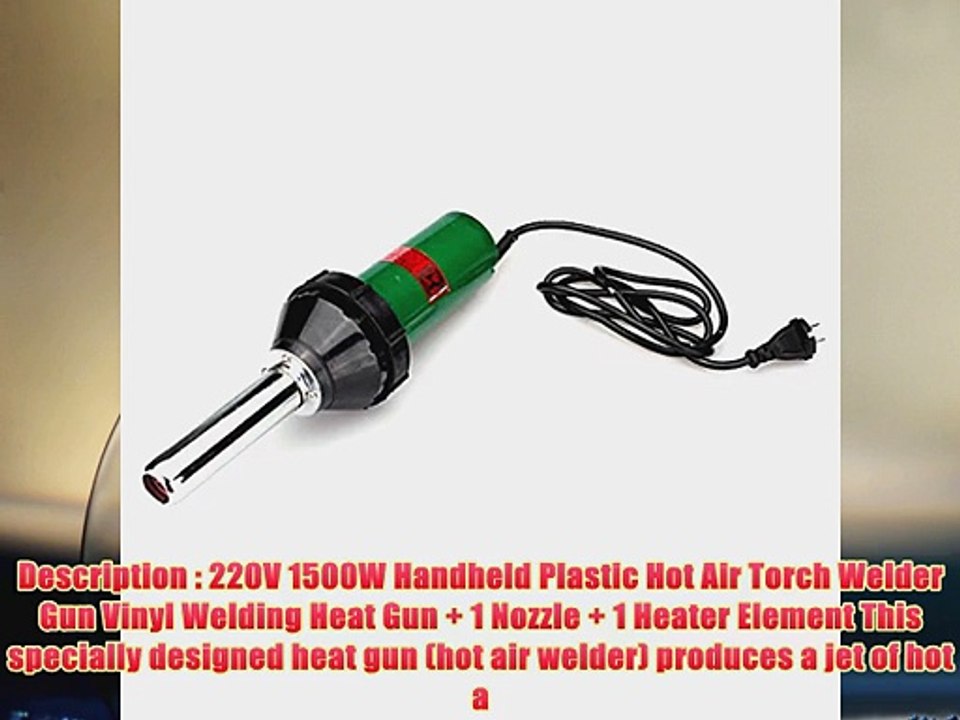 1500W Handheld Plastic Hot Air Torch Welder Gun Vinyl Welding Heat Gun