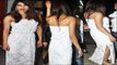 Hot Actress Priyanka Chopra In Transparent White Dress