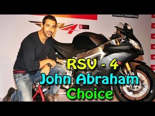 John Abraham Becomes Proud Owner of Super Bike Aprilia RSV4