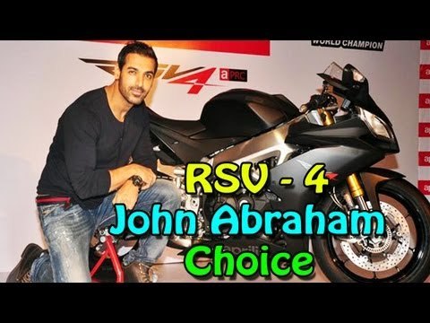 John Abraham Becomes Proud Owner of Super Bike Aprilia RSV4