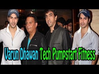 Varun Dhawan Spotted @ Dvd Launched Of Pumpstart Fitness Dvd