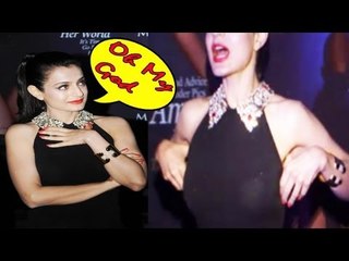 Check Out Amisha Patel Adjusting Her Bra In Public