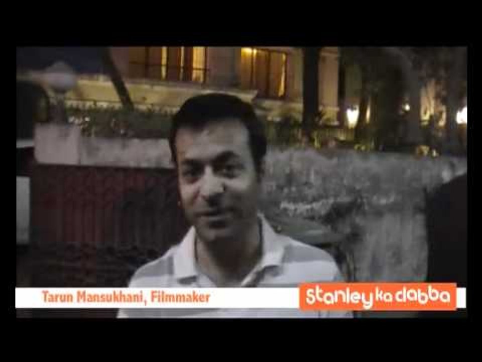 Tarun Mansukhani on Stanley Ka Dabba
