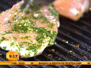 Receta: Ensalada de pollo con aderezo de guanábana