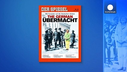Merkel unter Nazis: Empörung über Spiegel-Titel in Deutschland