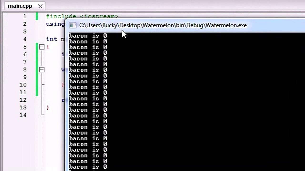 Buckys C++ Programming Tutorials - 18 - while Loops