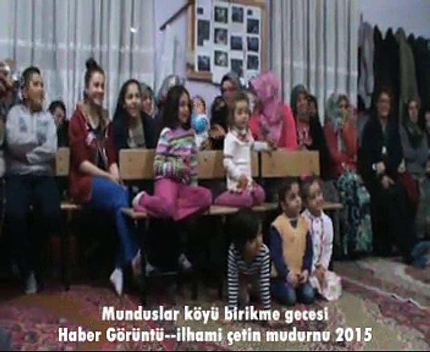 Mudurnu Hüsamettindere köyüne ekomüzeler çalıştayına gelen yabancı konuklara birikme gecesi