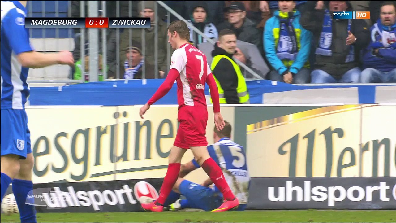 21. Spieltag 2014/15 1. FC Magdeburg -  FSV Zwickau