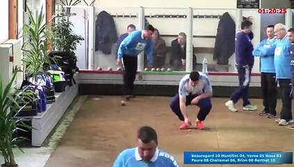 Quarts de finale, Challenge Serfim-Serpollet, Sport Boules, Lyon Sport Métropole 2015