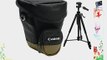 Canon Zoom Pack 1000 Holster Case   Tripod for EOS 7D 5D 60D 50D Rebel T3 T3i T2i T1i XS Digital