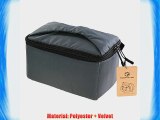 Koolertron Shockproof Padded Foldable Partition Camera Insert Protective Bag for SONY Canon