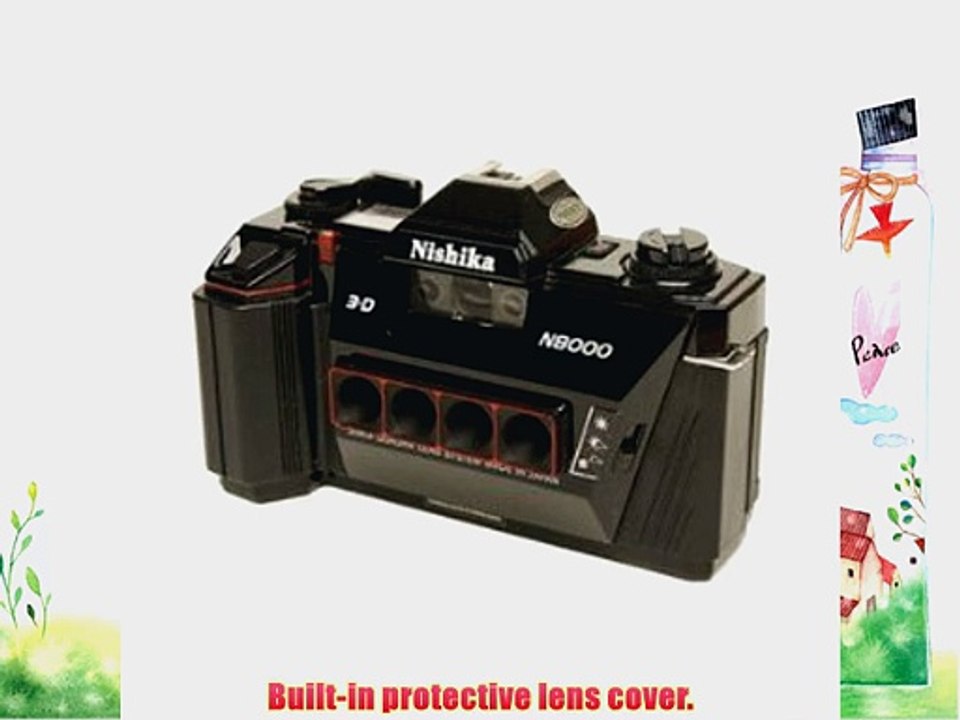 Nishika N8000 35 mm Quadrascopic Stereo 3D Lenticular Camera