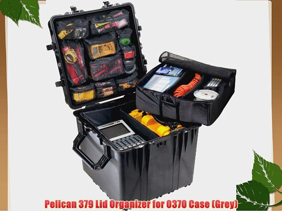 Pelican 379 Lid Organizer for 0370 Case (Grey)