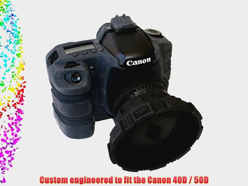Camera Armor Protective Case for Canon 40D/50D (Black)