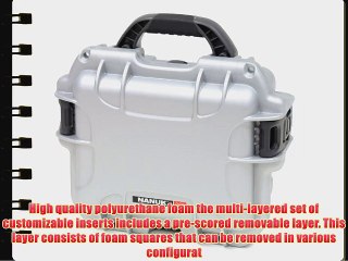 Nanuk 905 Case with Cubed Foam (Silver)