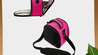 Vangoddy Laurel Magenta Compact Entry Level Canon DSLR and SLR Camera Bag (Pink)