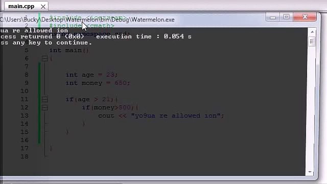 Buckys C++ Programming Tutorials - 26 - Logical Operators