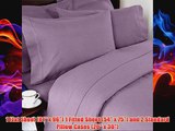 Elegance Linen 1500 Thread Count PLEATED DESIGN Egyptian Quality Luxurious Silky Soft WRINKLE RESISTANT 4 pc Sheet set D