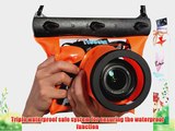 Tteoobl Orange Waterproof Bag Pouch Case Cover for SLR DSLR Camera Canon 600D 40D 60D 7D 5D