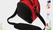 VG Red Laurel DSLR Camera Carrying Bag with Removable Shoulder Strap for Nikon D3200 Digital