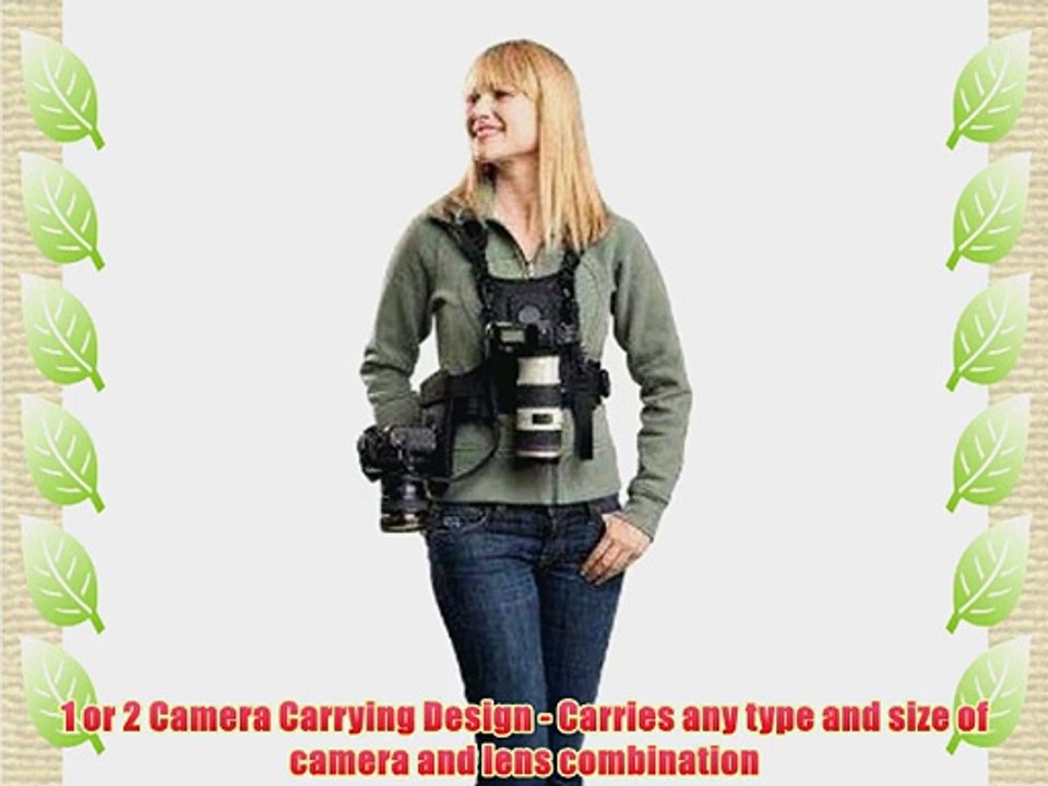 Cotton Carrier Vest System for 1 or 2 Camera's (124 RTL-D) - New Release!