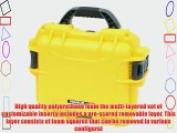 Nanuk 905 Case with Cubed Foam (Yellow)