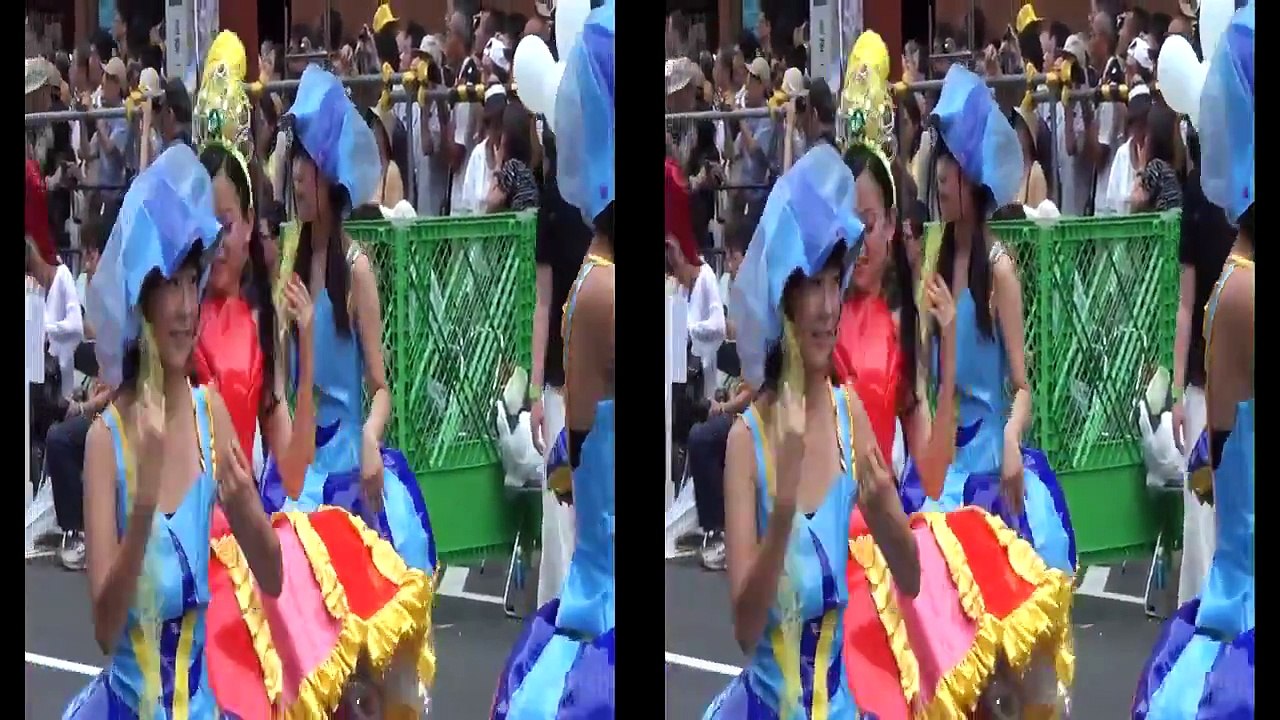 JKサンバダンサーがいっぱい浅草サンバ High School Samba Dancers