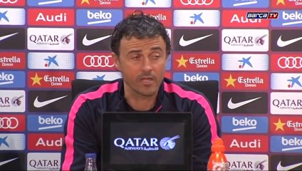 Luis Enrique- -Será importante, no decisivo