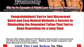 Get Rid Tattoo Naturally Reviews Bonus + Discount