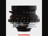 Voigtlander ColorSkopar 21mm f40 Pancake Lens with Leica M Mount Black