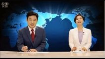 【韓国】韓国のニュース番組で放送事故、女性アナの笑い止まらず、男性アナもつられて噴き出す