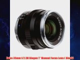 Zeiss 35mm f2 ZM Biogon T Manual Focus Lens Black
