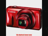 Canon PowerShot SX600 HS Red 32GB Memory Card All in One High Speed Card Reader Standard Medium Digital Camera Case Acce