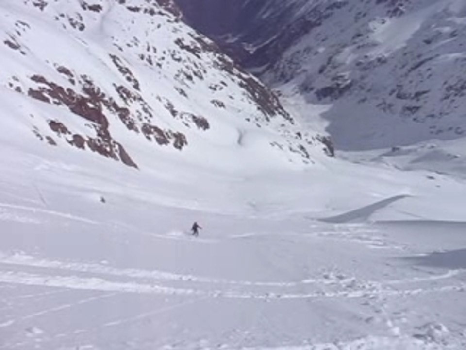 Je me fais plaisir sur une bonne neige.