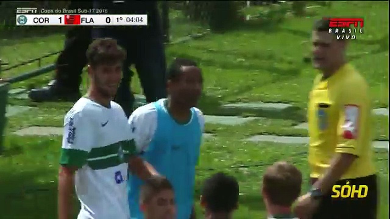 Coritiba-PR 2 x 2 Flamengo-RJ - Copa do Brasil Sub-17 2015 - 21_03_2015‬ - Gols - HD