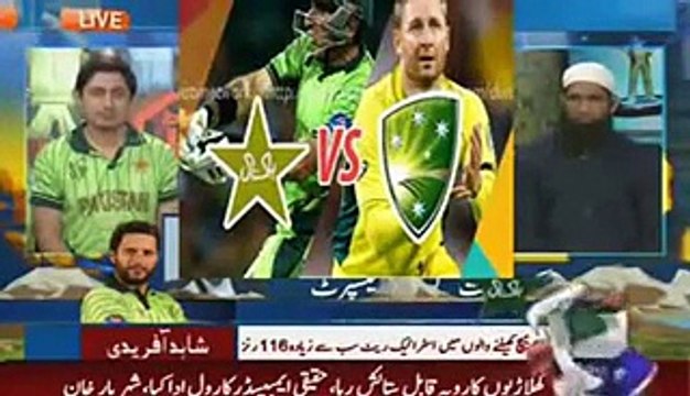 Wahab Riaz Bowling To Shane Watson - Shoaib Akhtar Hails Wahab Riaz Aggression Against Australia