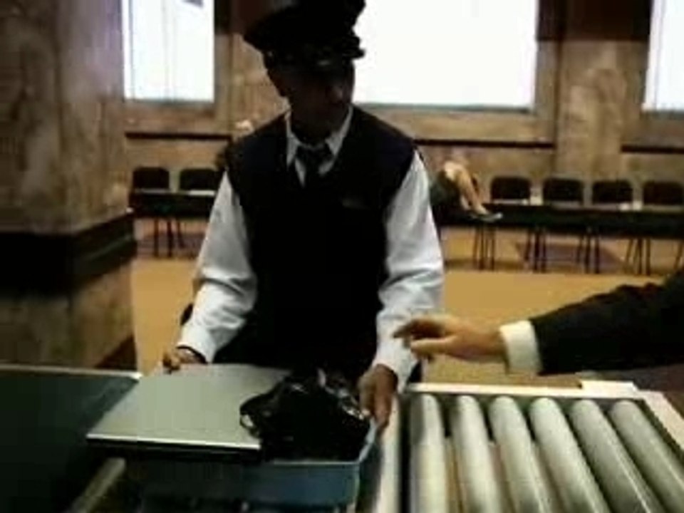 Airport security...