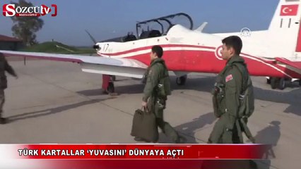 Türk kartallar 'yuvasını' dünyaya açtı