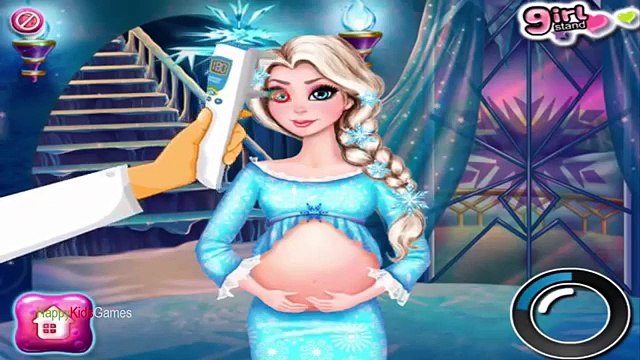 Pregnant Elsa Eye Care - Pregnant Frozen Elsa Eye doctor - Pregnant Princess Elsa Eye test game