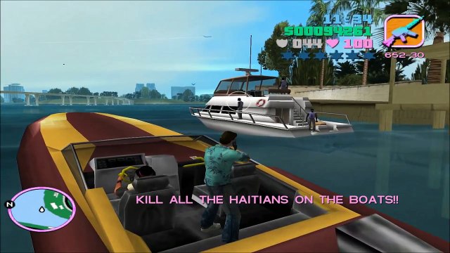 GTA Vice City Walkthrough Mission#32-Naval Engagement (HD)