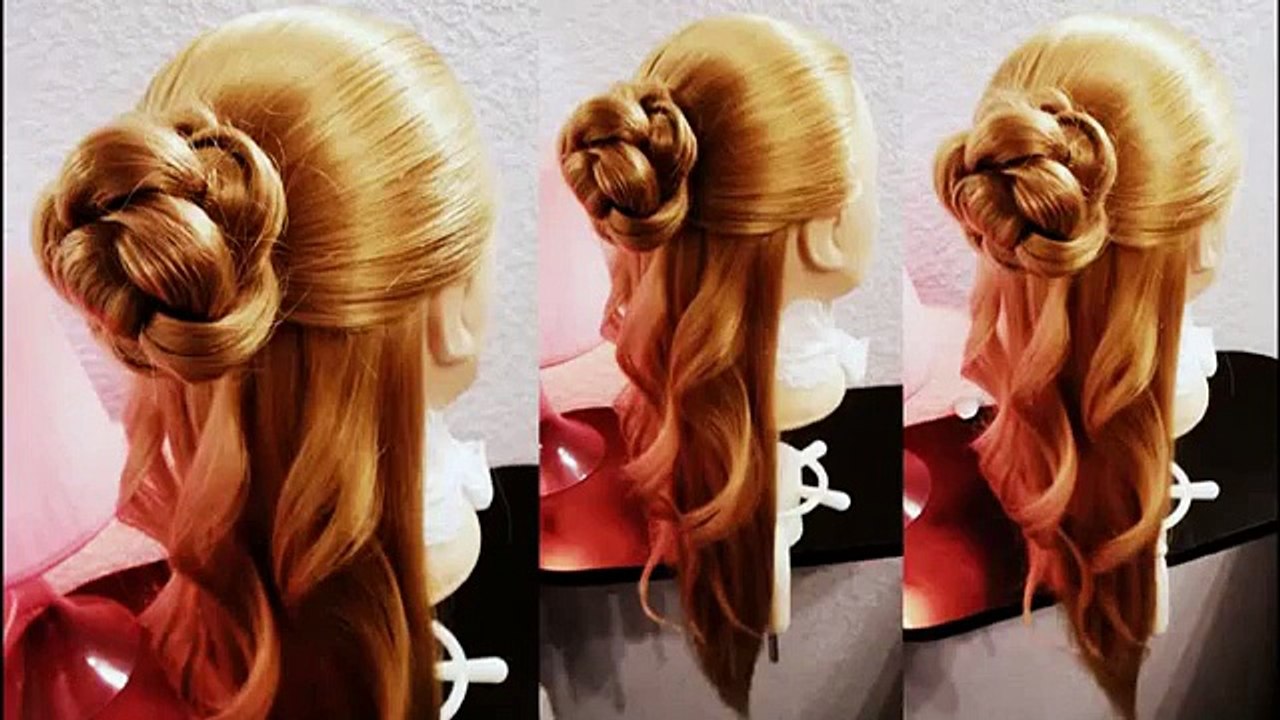 Amazing and Easy Rosy Hairstyle