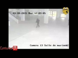 Kanlı müze baskınının görüntüsü kamerada