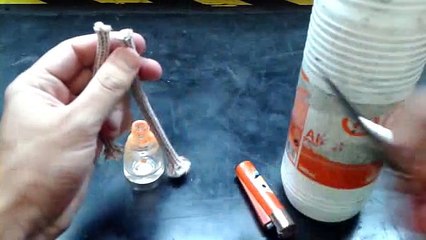 Como Hacer un Mechero Quemador de Alcohol Casero