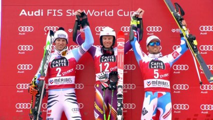 Esquí - Hirscher y Shiffrin ganan en Meribel