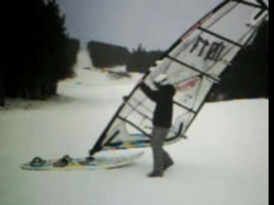 Windsurf sur neige the movie