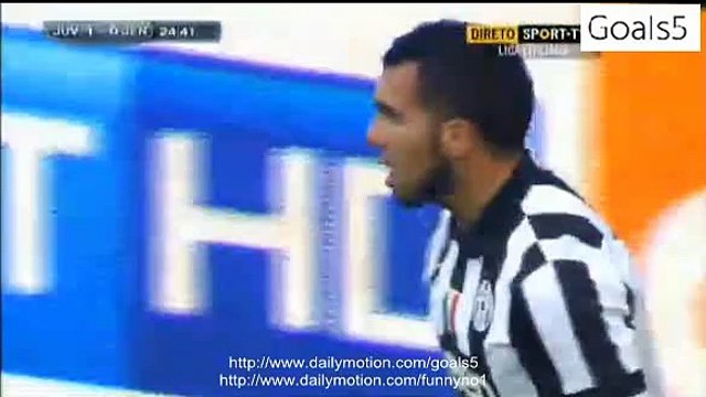 Carlos Tevez Goal Juventus 1 - 0 Genoa Serie A 22-3-2015
