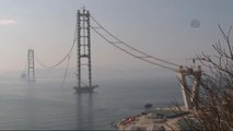 İzmit Körfez Geçişi Asma Köprüsü'nün Kopan Halatı
